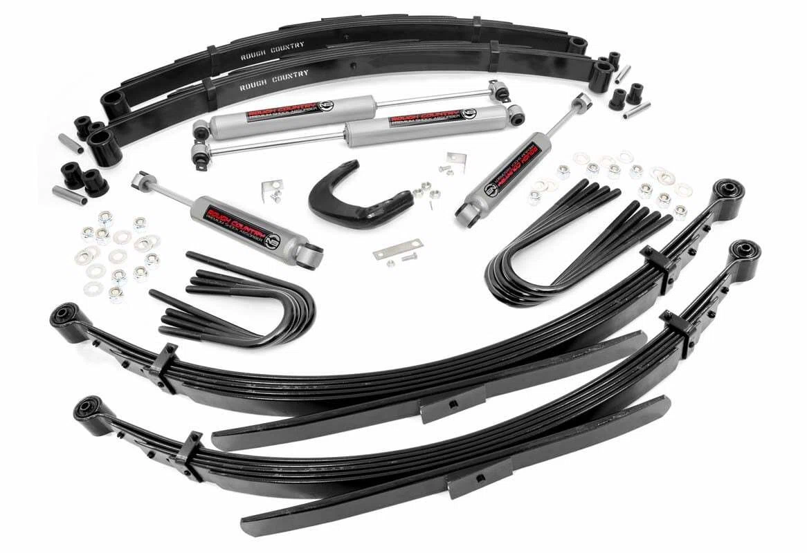 Fits Chevy_GMC 3_4-Ton Suburban 4WD(88-91) 4_ Lift Kit 56_ RR Spring 255-88-9230
